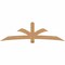 Ekena Millwork Davenport Timber Gable Bracket, Western Red Cedar, 96"W x 28"H x 1 1/2"D x 5 1/2"F, 7/12 Pitch GBW096X28X0206DAV00SWR - alternate 1